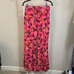 Charlie Holiday Multicolor Patterned Wide‎ Leg Pants